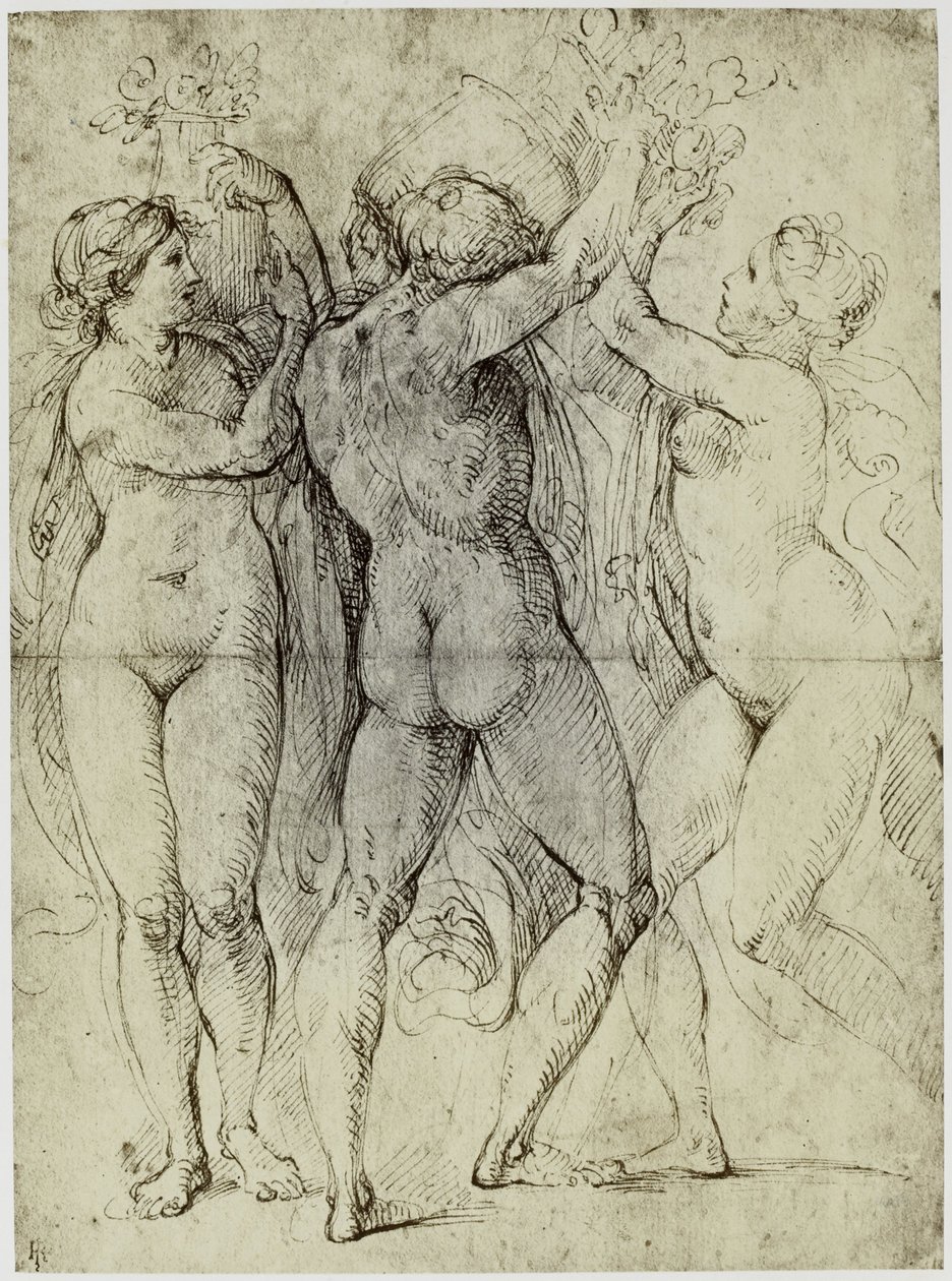 Rafael, Esquisse pour une peinture - Philip Henry Delamotte