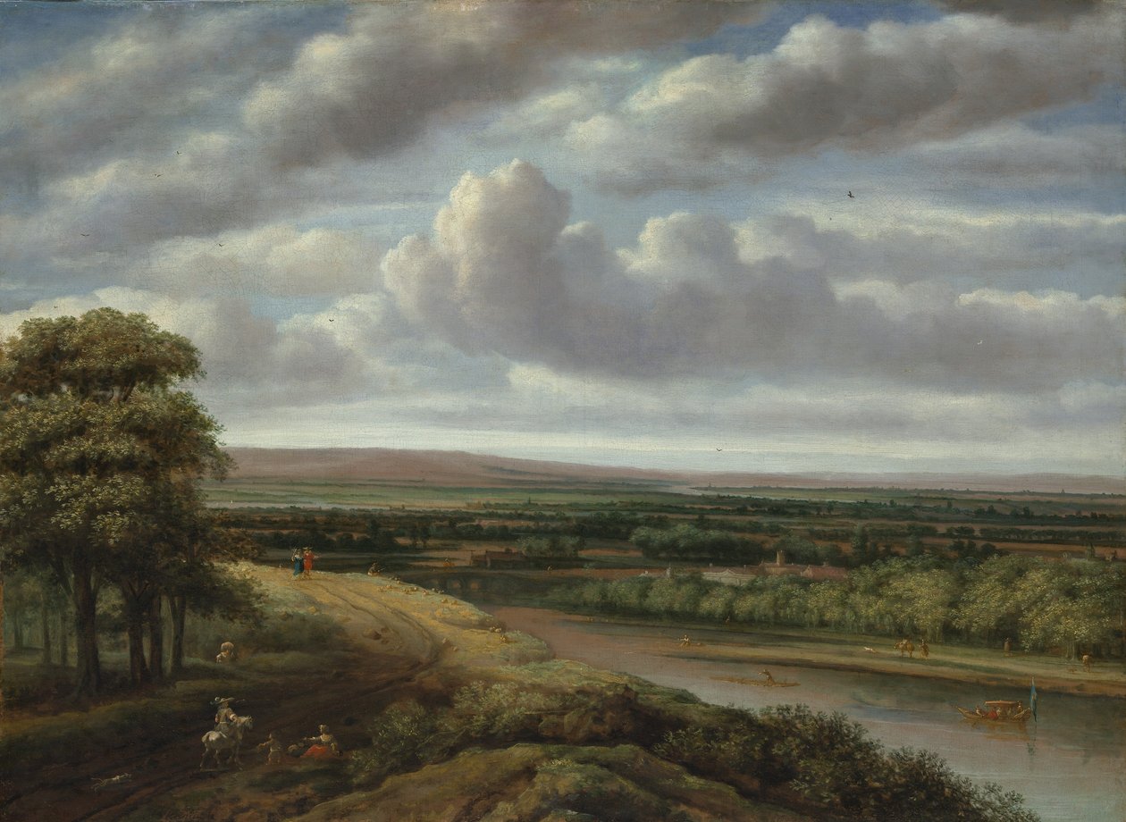Paysage boisé étendu, années 1670 - Philip Koninck
