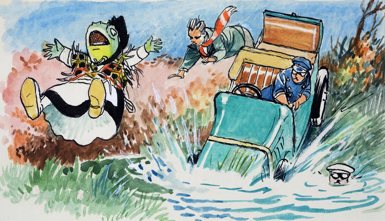 Crapaud de la salle des crapauds (gouache sur papier) - Philip Mendoza