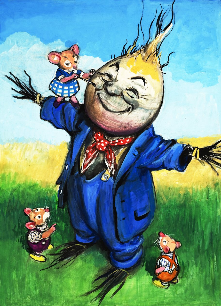 Souris des villes et souris des champs (gouache sur papier) - Philip Mendoza
