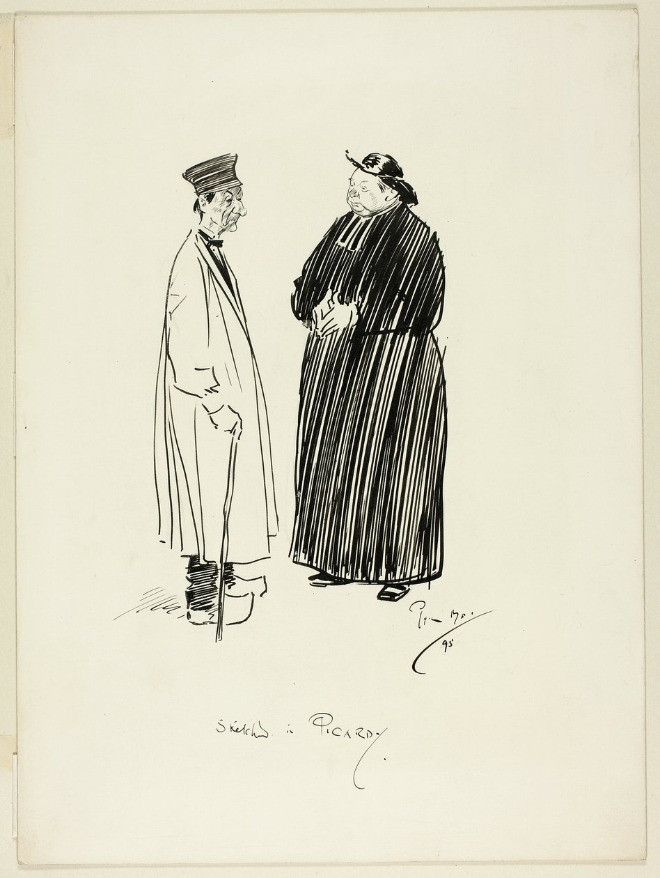 Croquis en Picardie - Philip William May
