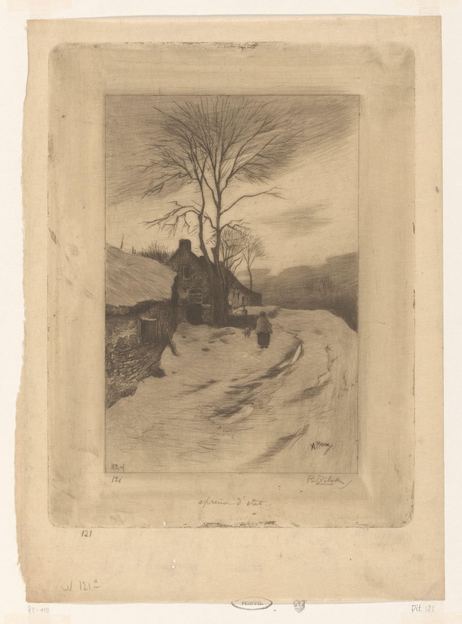 Hiver - Philip Zilcken (signed by artist)