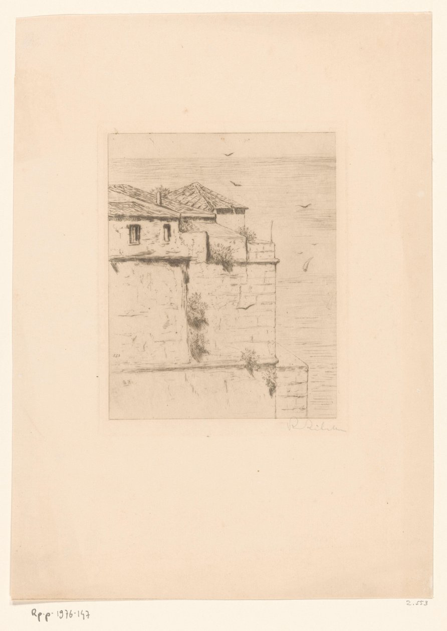 Ancien fort turc à Alger - Philip Zilcken (signed by artist)