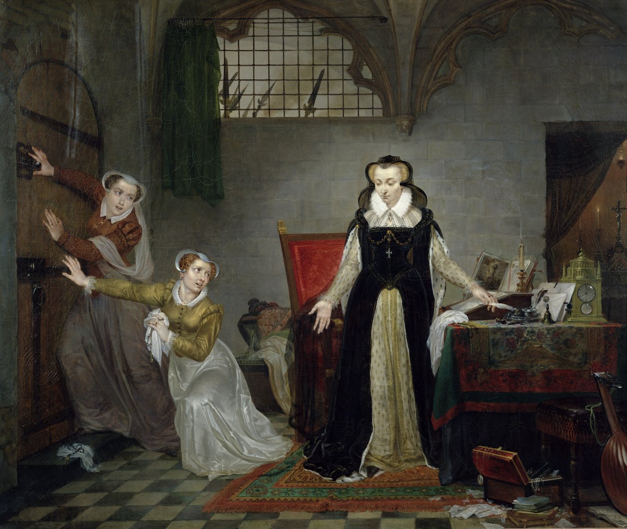 Marie Stuart (1542-87) au moment de partir pour son exécution, 8 février 1587 - Philipe Jacques van Bree