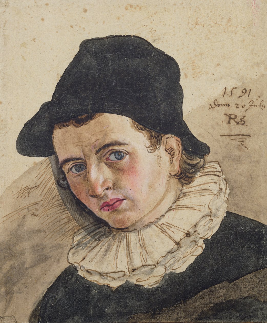 Autoportrait, 1591 - Philipp Uffenbach