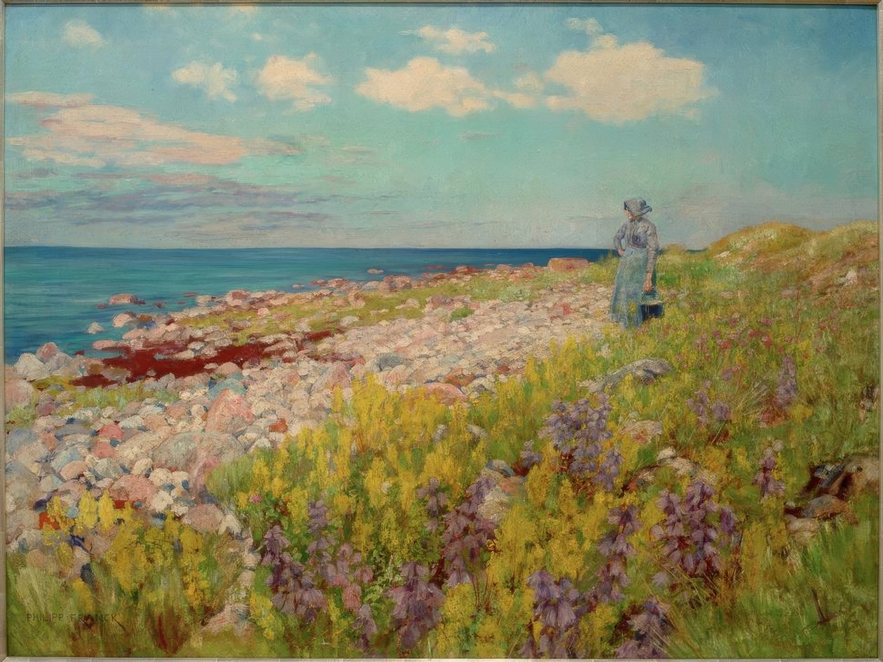 Sur la plage - Philipp Franck