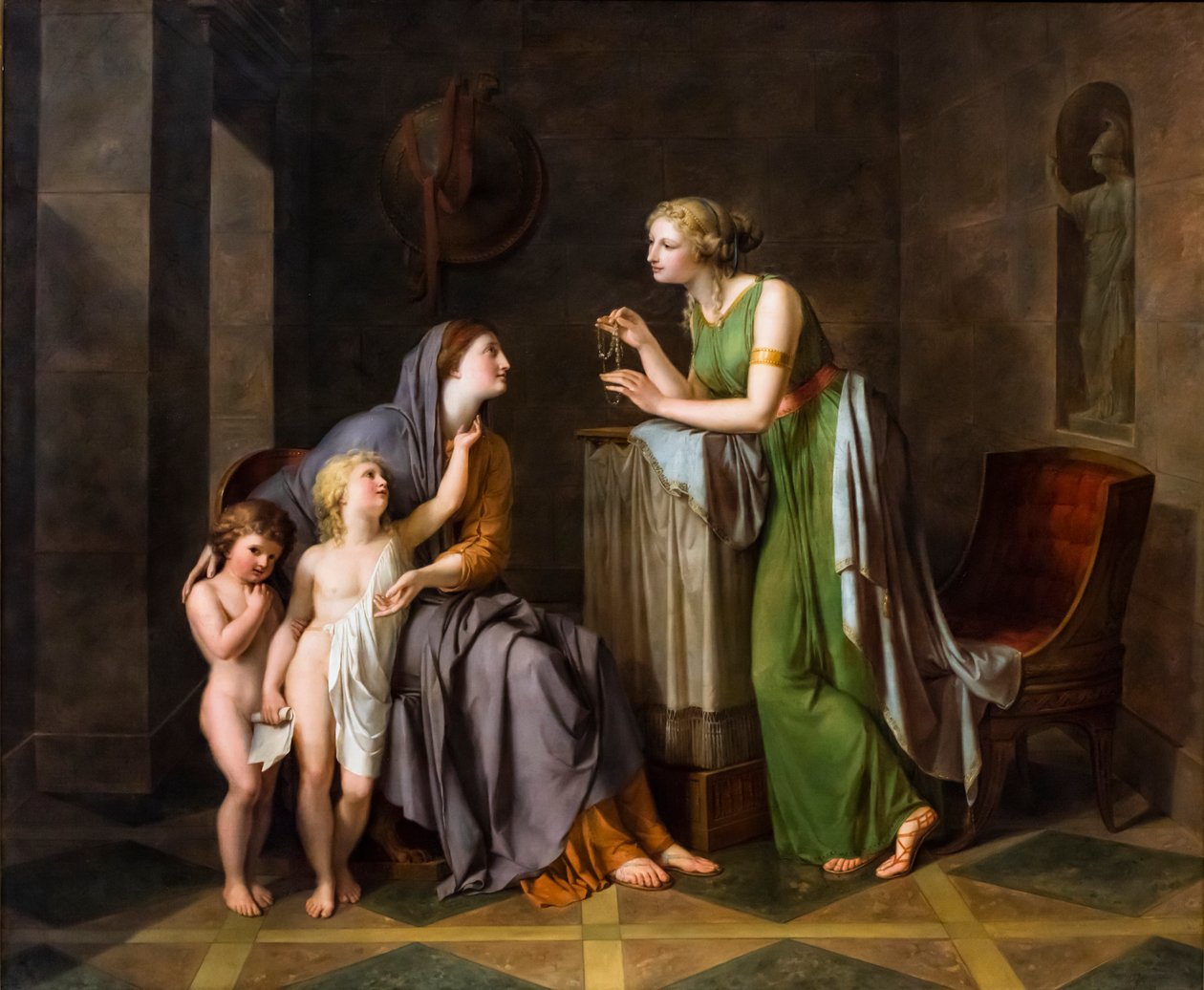 Cornelia, la mère des Gracques - Philipp Friedrich Hetsch