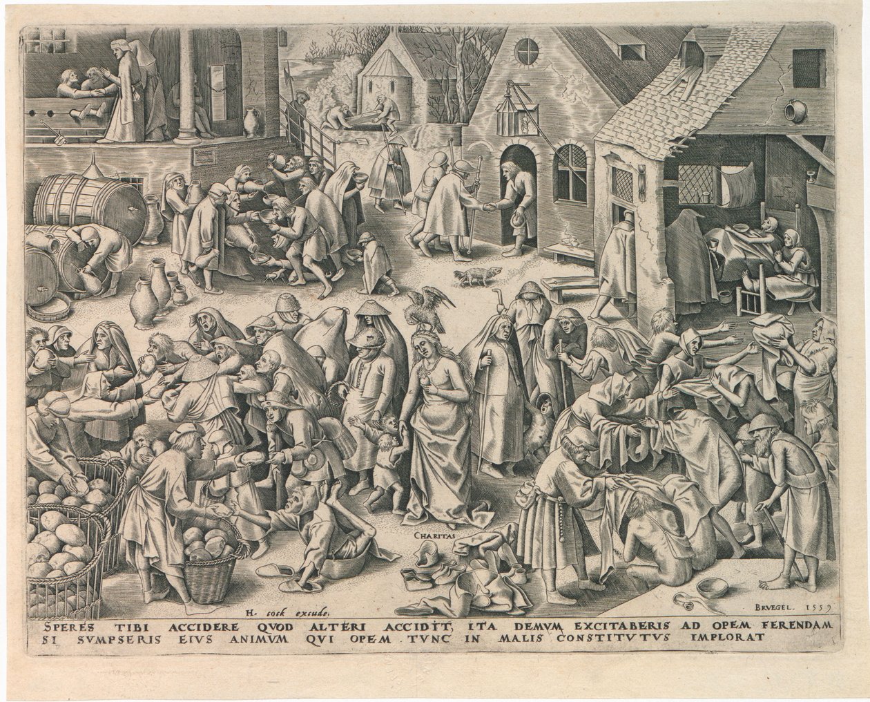 Caritas Charité des Sept Vertus - Philipp Galle