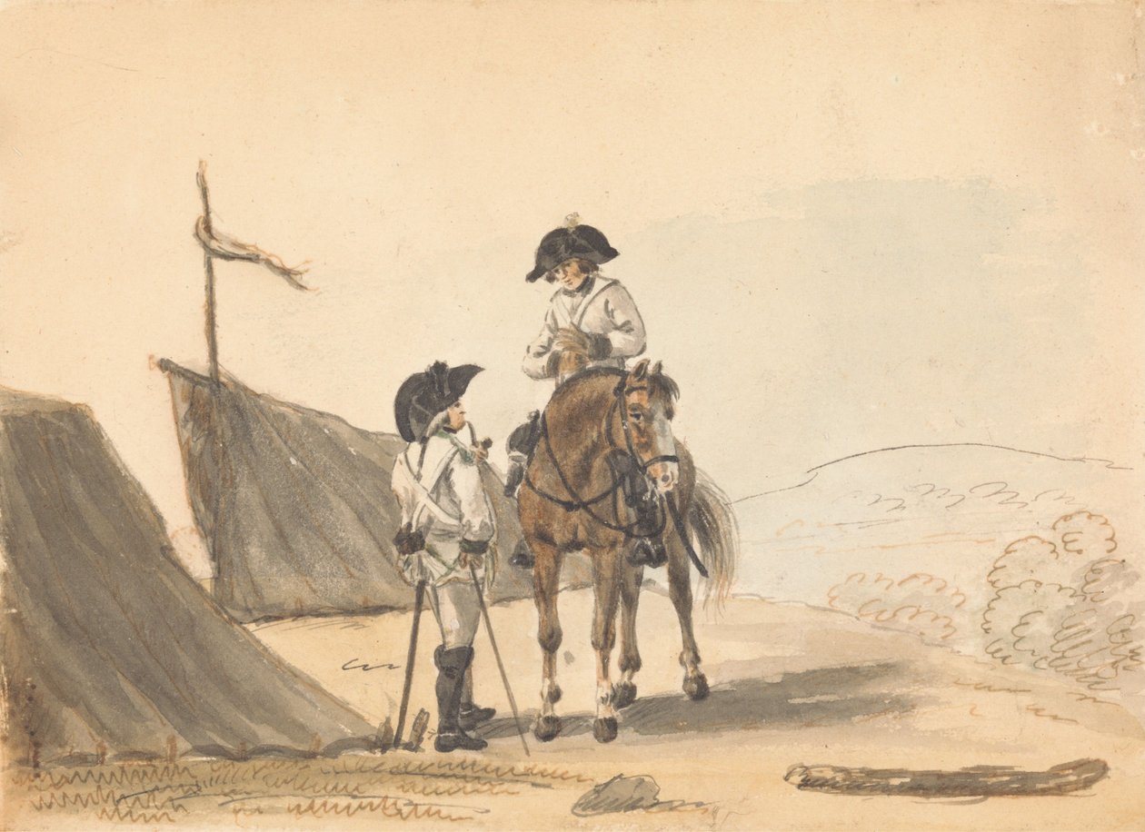 Le campement - Philippe-Jacques de Loutherbourg
