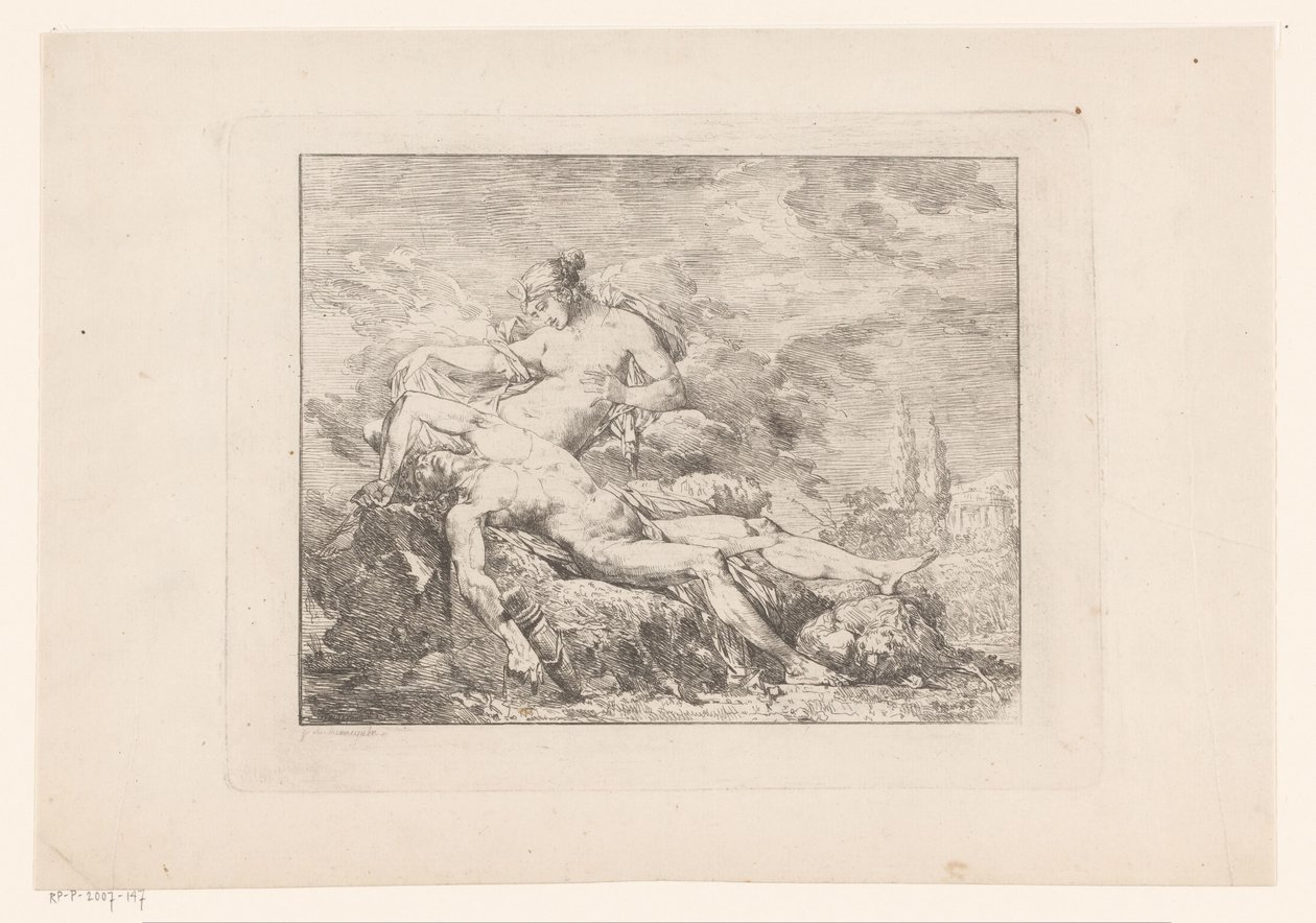 Diane et Endymion - Philippe Auguste Hennequin
