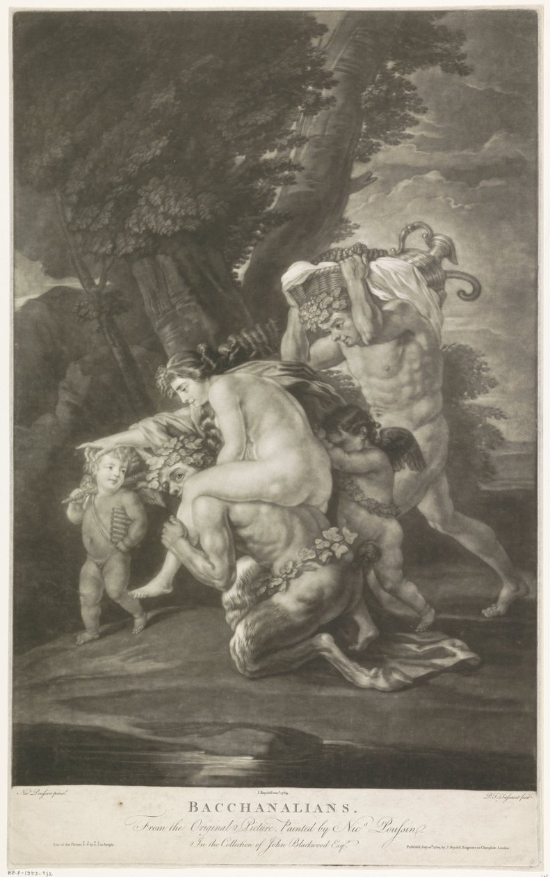 Bacchantes - Philippe Joseph Tassaert