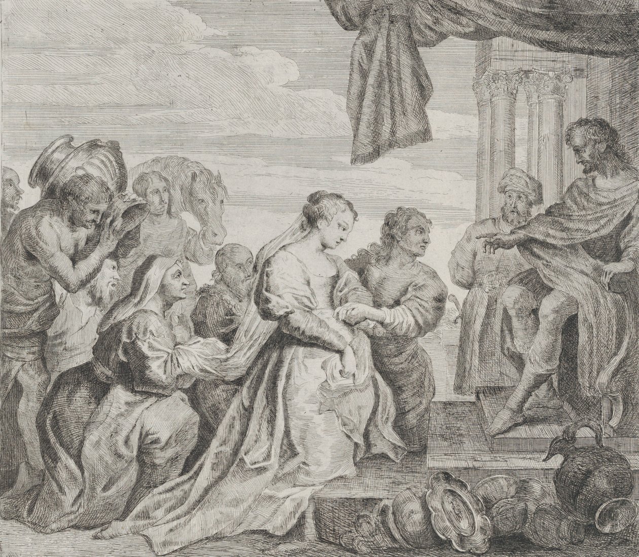 Salomon et la reine de Saba - Philippe Lambert Joseph Spruyt