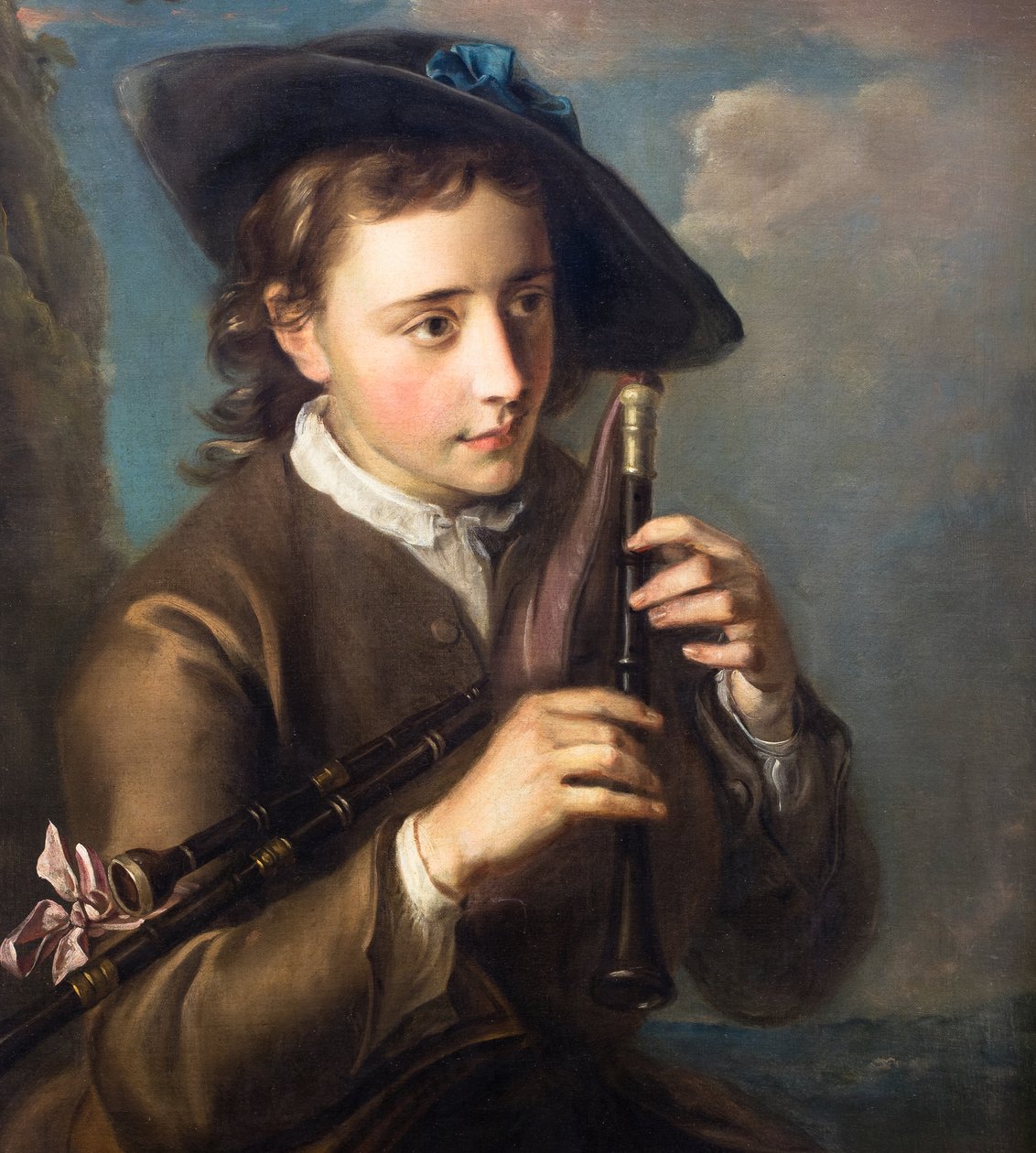 Piper, vers 1740 (Huile sur toile) - Philippe Mercier