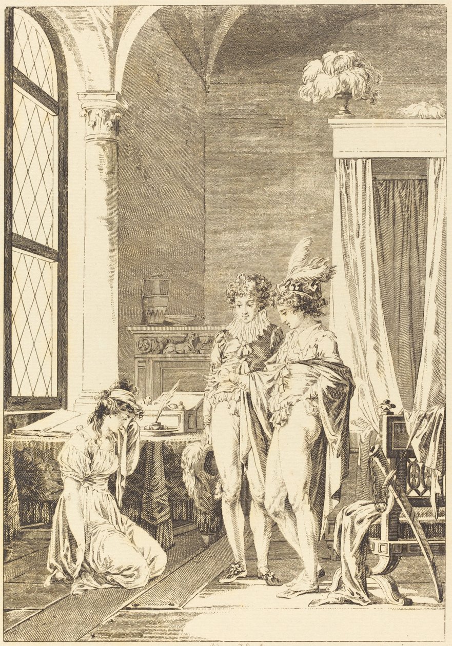 Joconde : Le pardon - Philippe Triere after Jean Baptiste Mallet