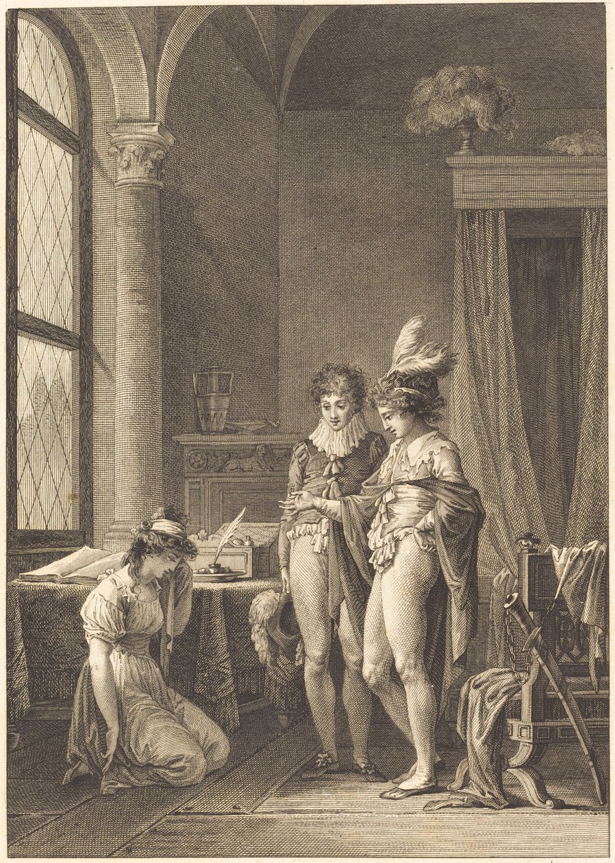 Joconde: Le pardon - Philippe Triere after Jean Baptiste Mallet