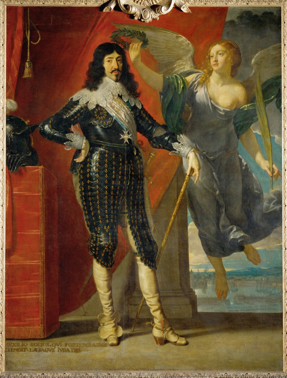 Louis XIII couronne par la Victoire … - Philippe de Champaigne
