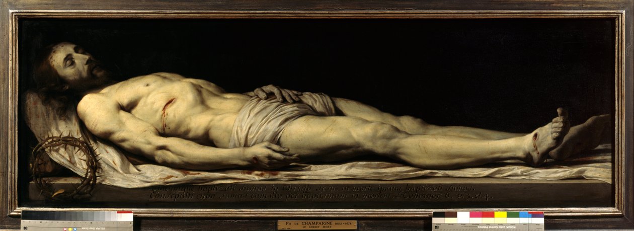 Le Christ mort étendu sur son linceul - Philippe de Champaigne