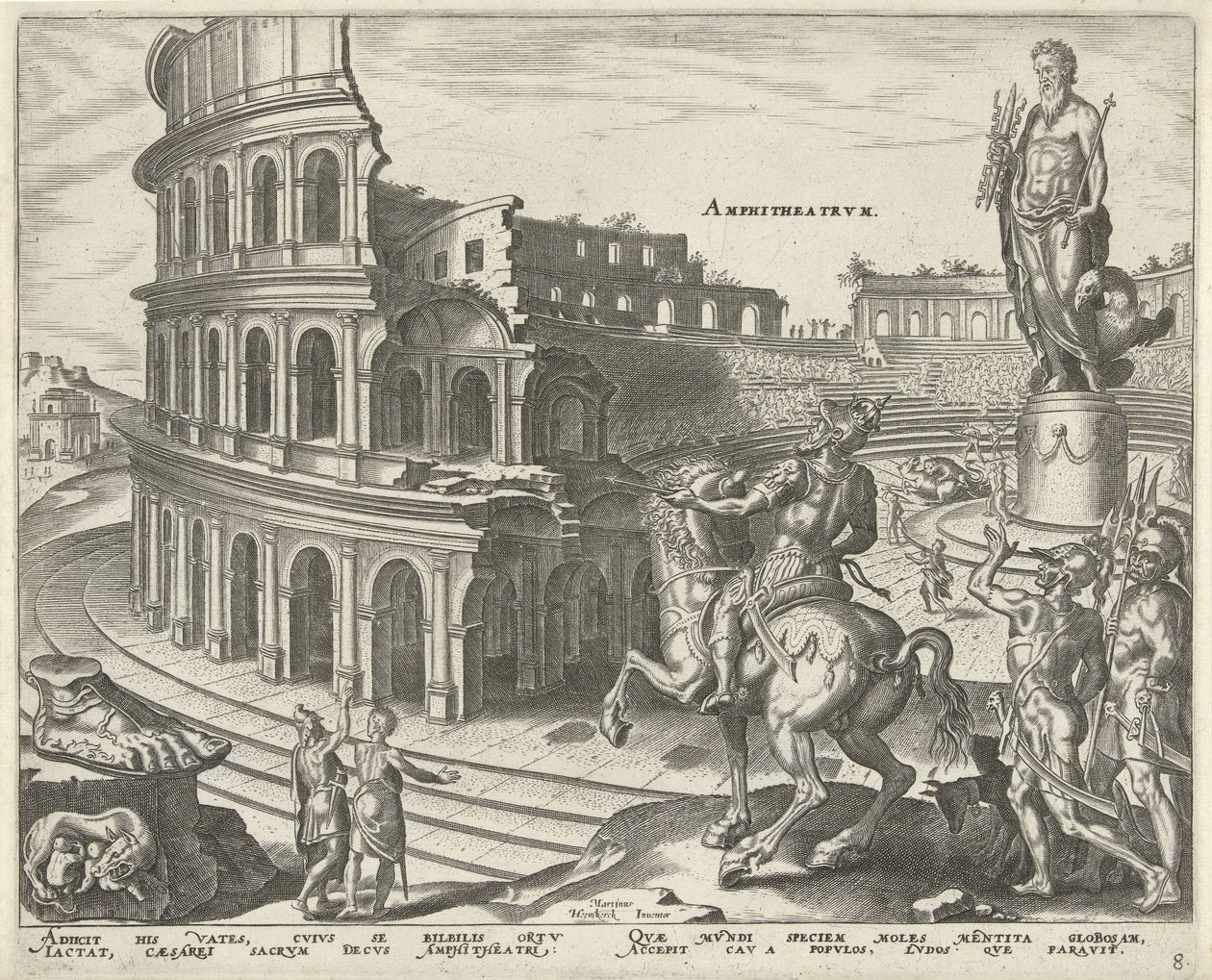 Colisée à Rome - Philips Galle