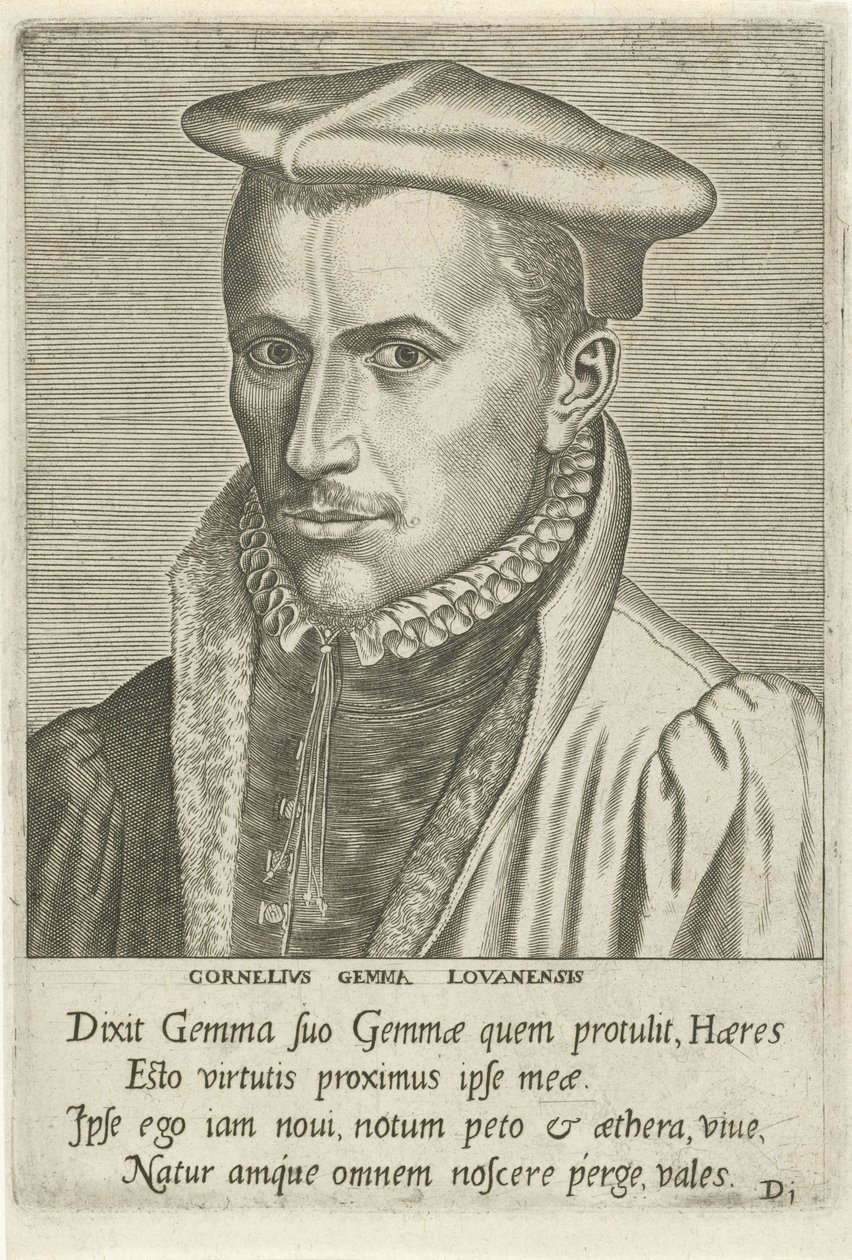 Portrait de Cornelius Gemma - Philips Galle