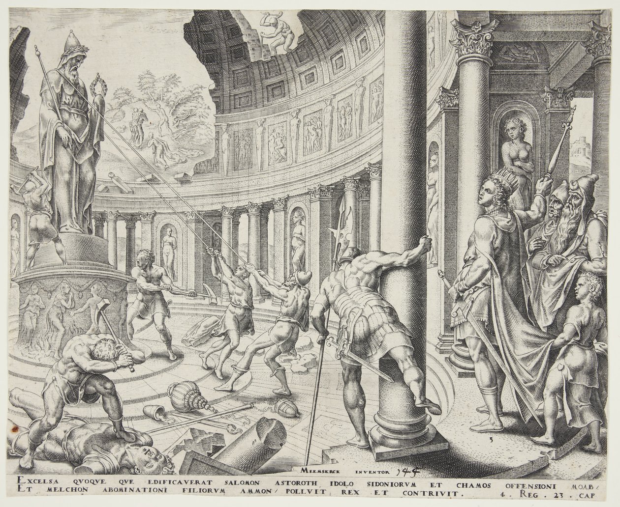 La destruction du temple d