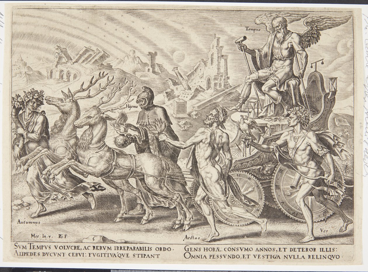 Le triomphe du temps - Philips Galle