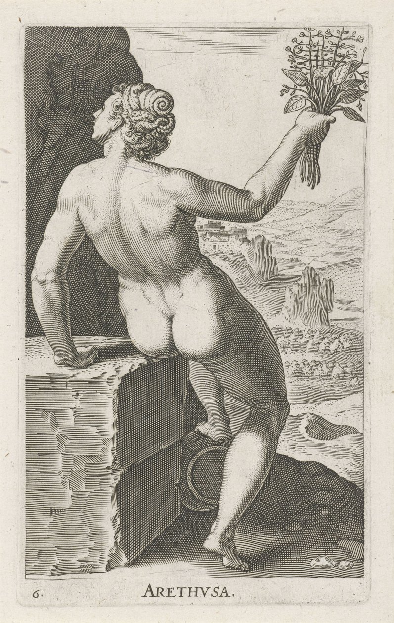 Nymphe des eaux Aréthuse - Philips Galle