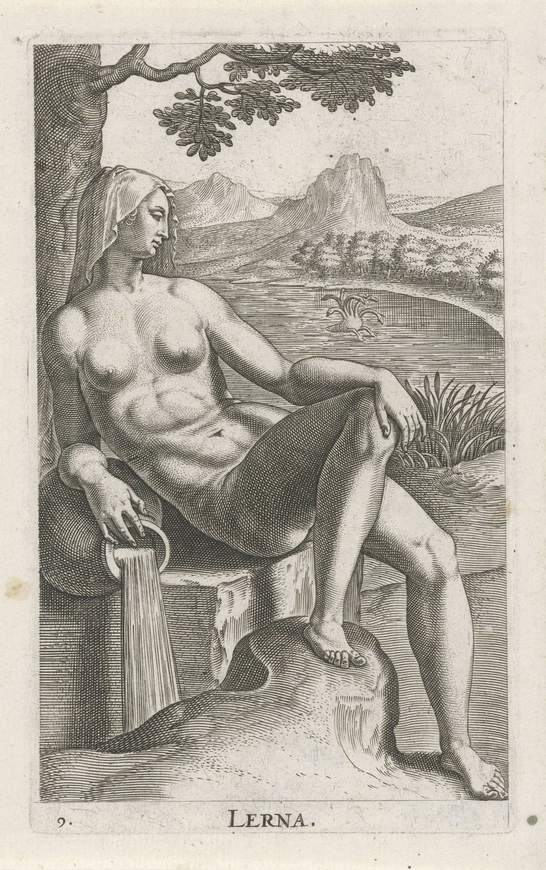Nymphe des eaux de Lerna - Philips Galle