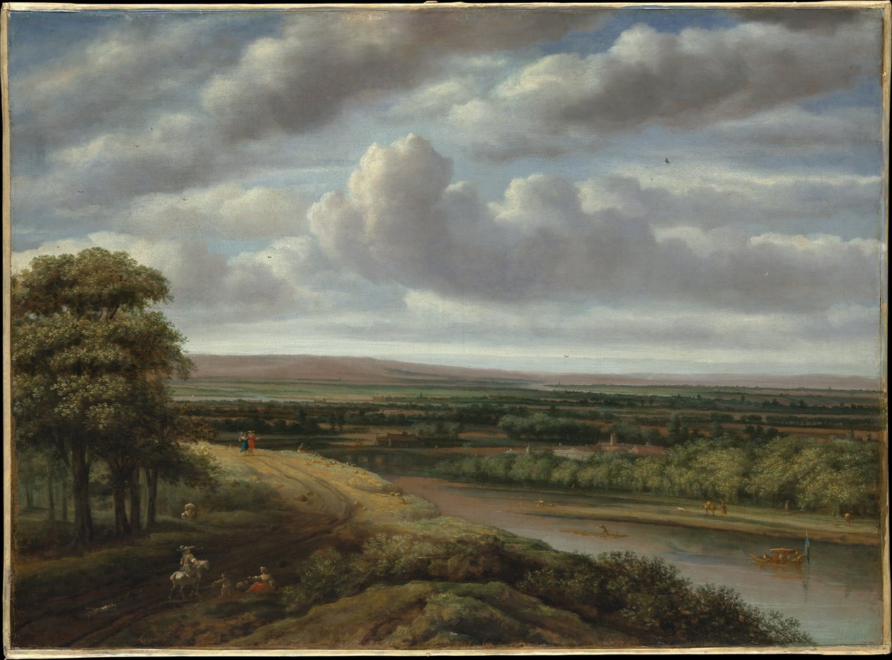 Vaste paysage boisé - Philips Koninck