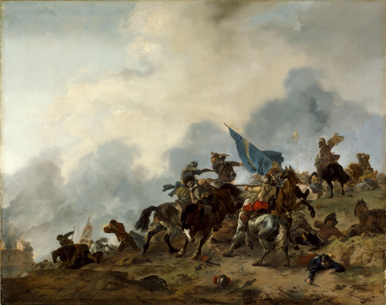 Scène de bataille - Philips Wouwerman