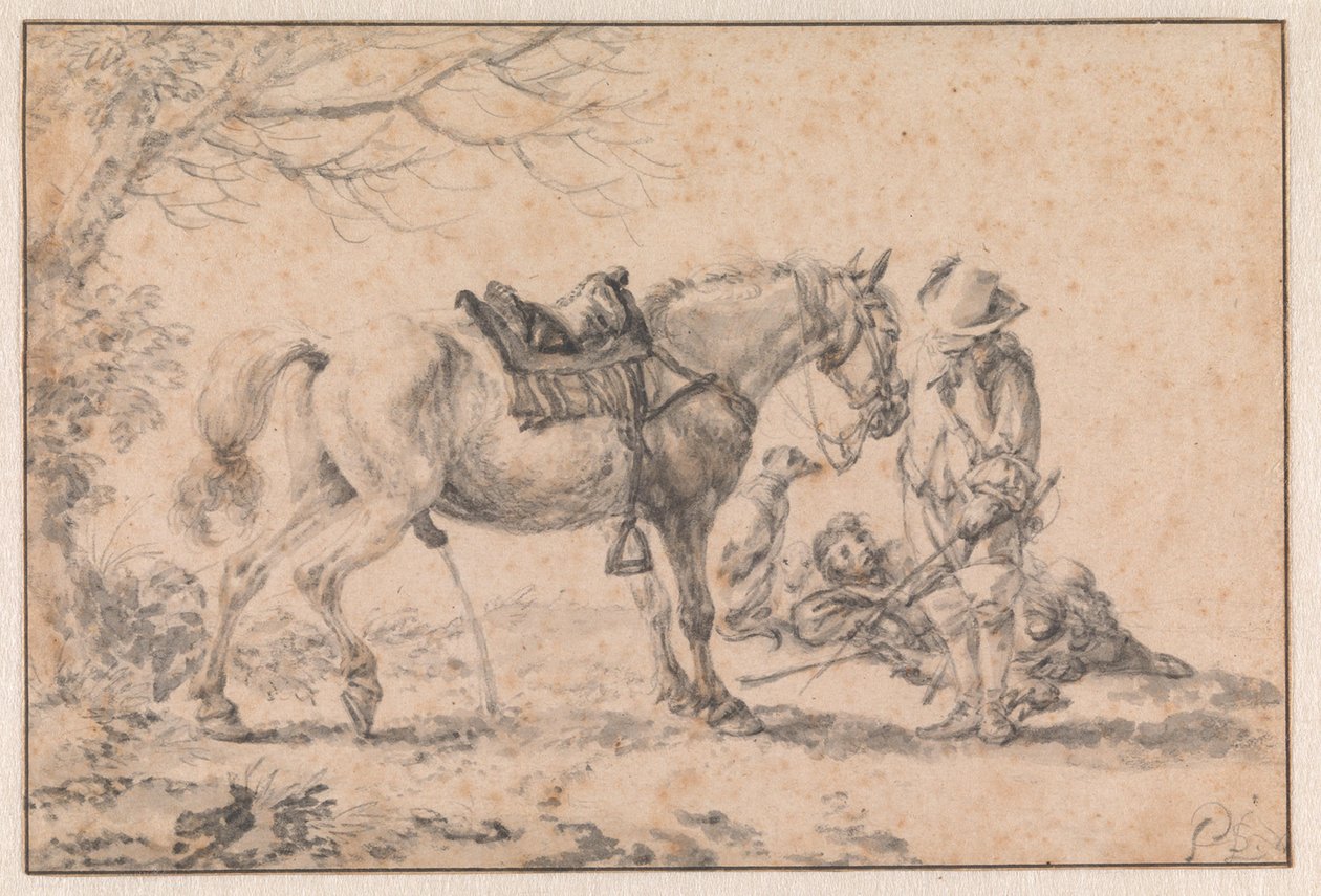 Le cheval qui pisse - Philips Wouwerman