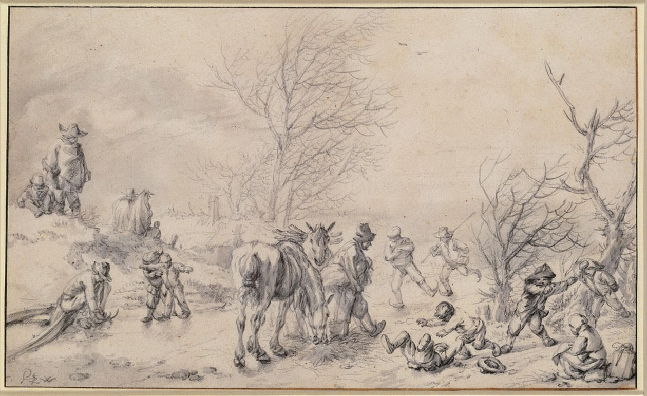 Plaisirs sur la glace - Philips Wouwerman
