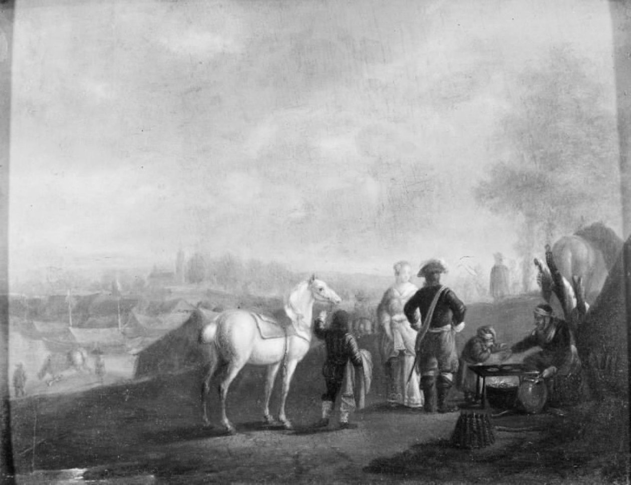 Dame et gentilhomme conversant - Philips Wouwerman