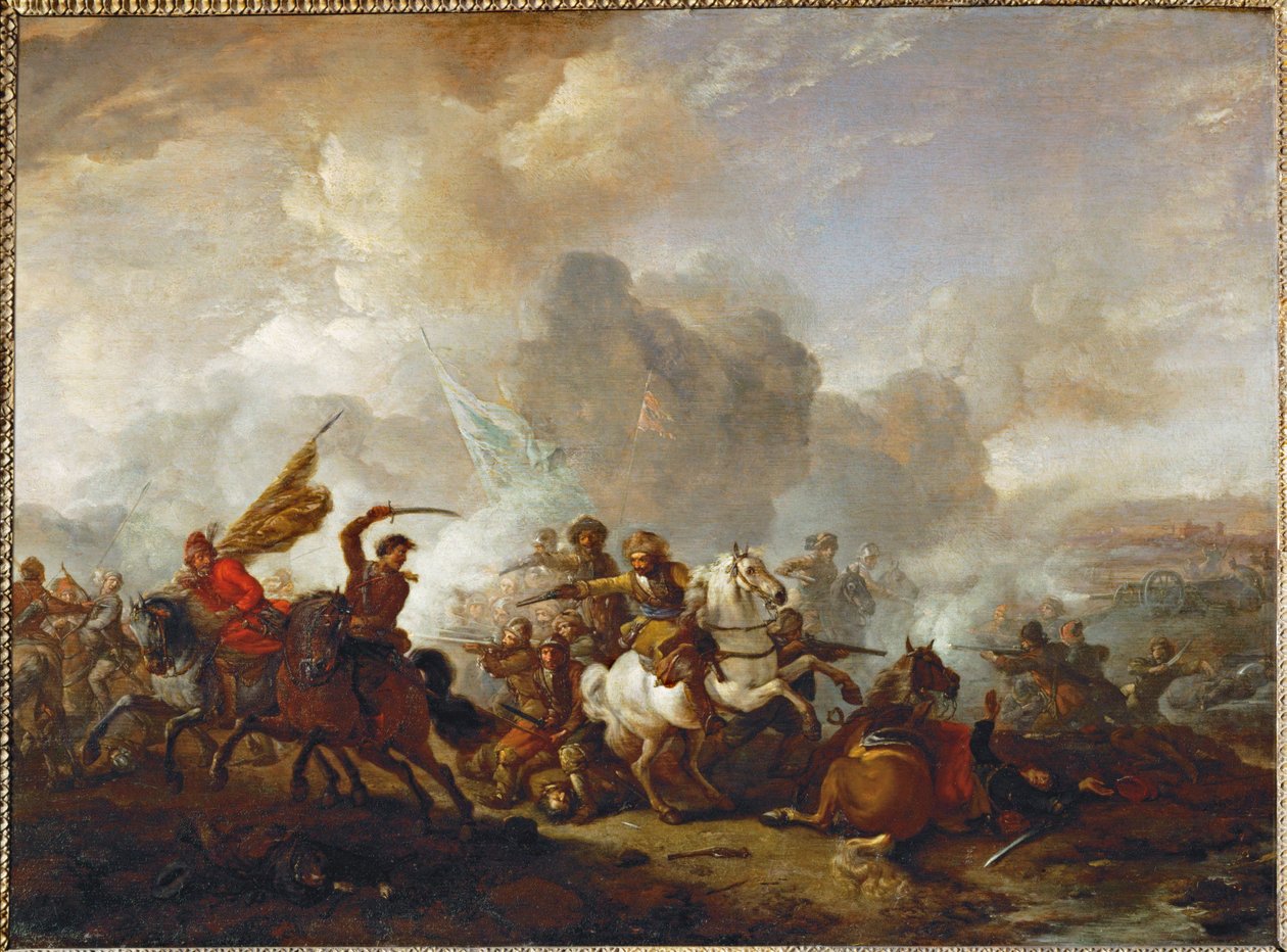 Escarmouche de cavaliers entre Orientaux et Imperiaux … - Philips Wouwermans or Wouwerman