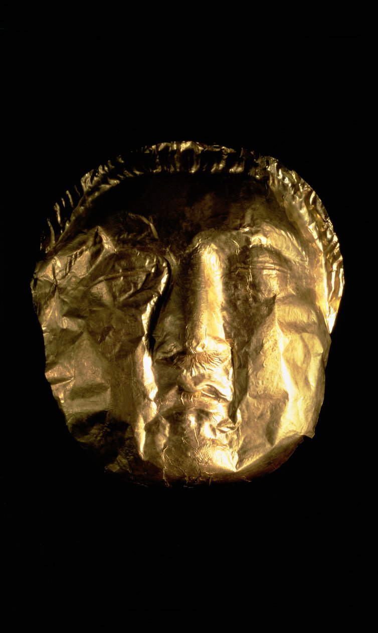 Masque funéraire, 5e-4e siècle av. J.-C. - Phoenician Phoenician