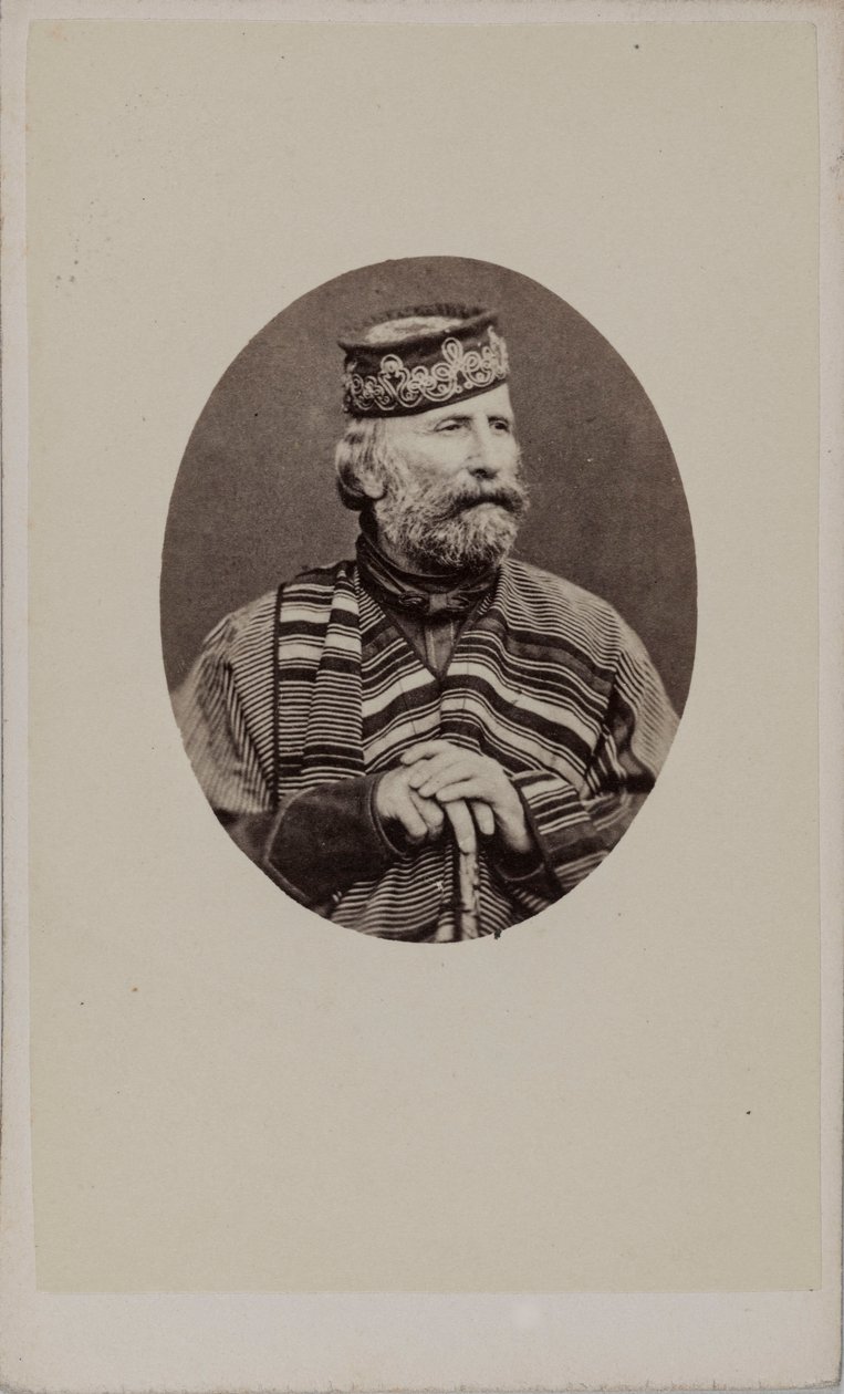 Portrait de Giuseppe Garibaldi 1807-1882, 1882 - Photo studio Alessandro Pavia.