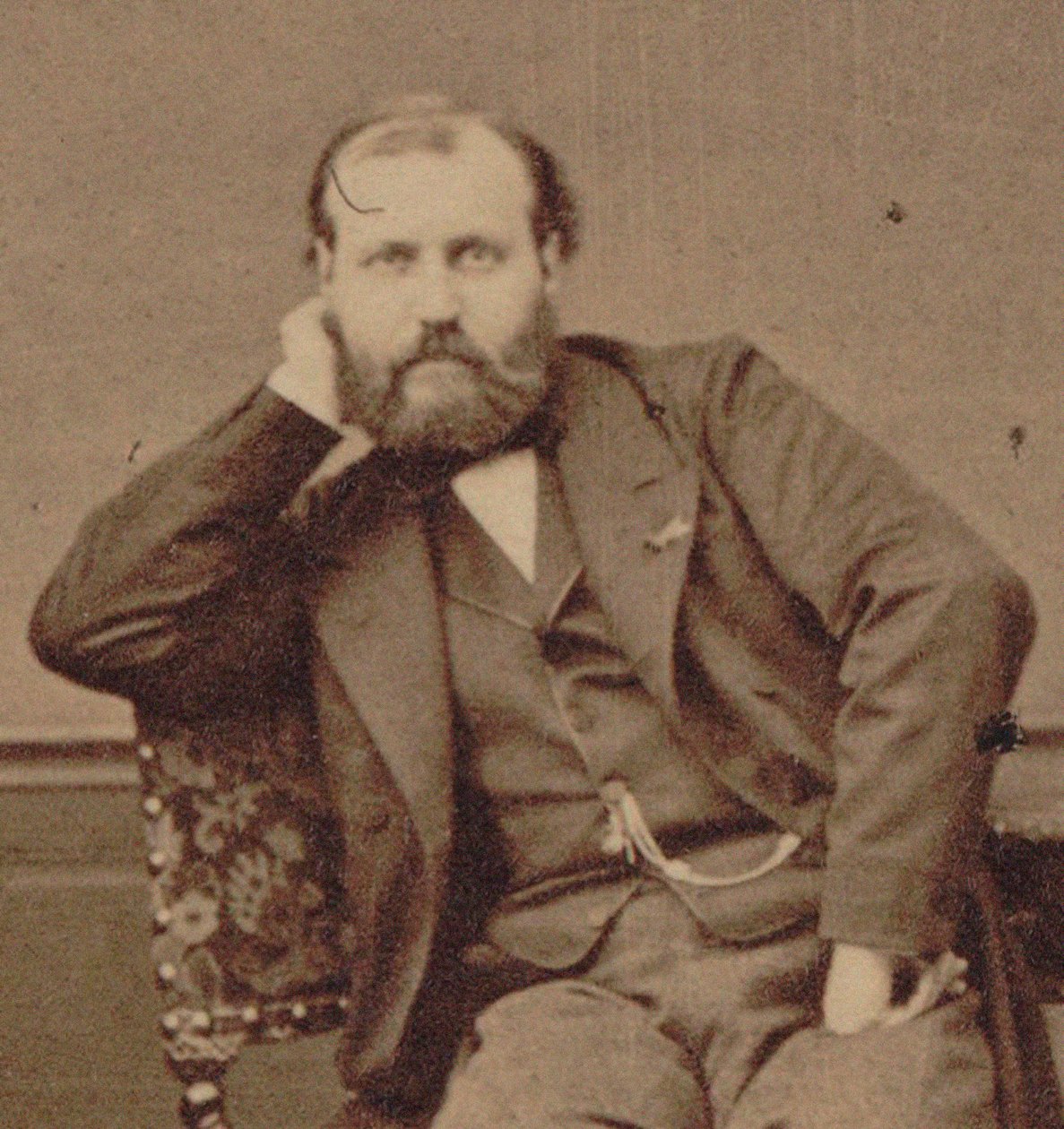Portrait du compositeur Charles Gounod 1818-1893, 1875 - Photo studio Mayer and Pierson.
