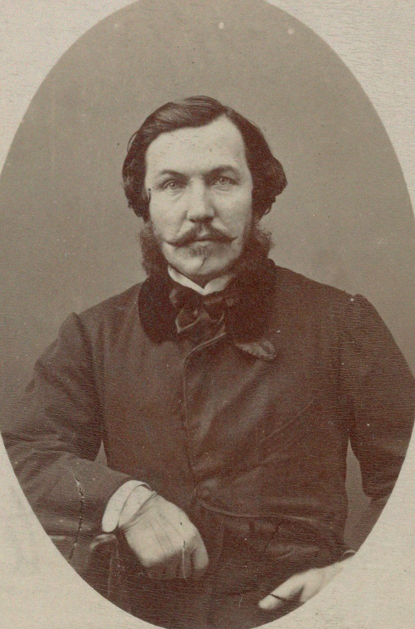 Portrait du pianiste et compositeur Alfred Quidant 1815-1893 - Photo studio Nadar.