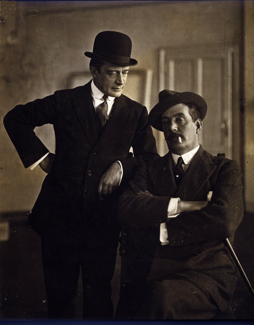 Le compositeur Giacomo Puccini (1858-1924) et l