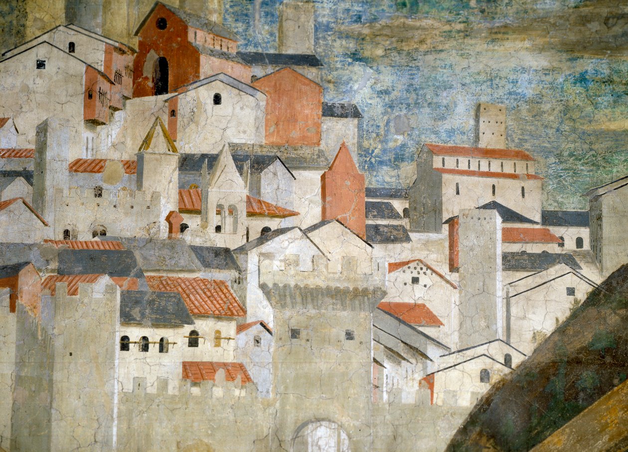 La Reine de Saba adorant le Pont fait du Bois de la Vraie Croix (détail) - Piero della Francesca