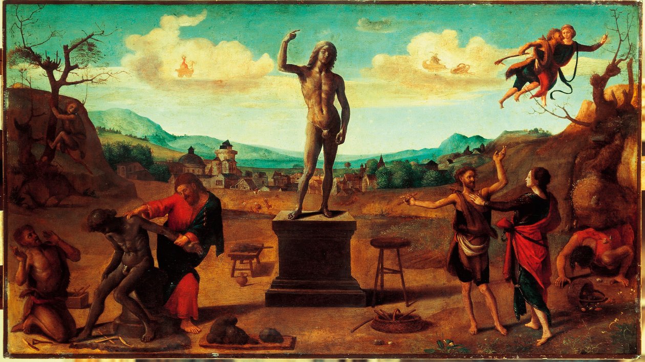 Le mythe de Prométhée, vers 1515 (peinture) - Piero di Cosimo