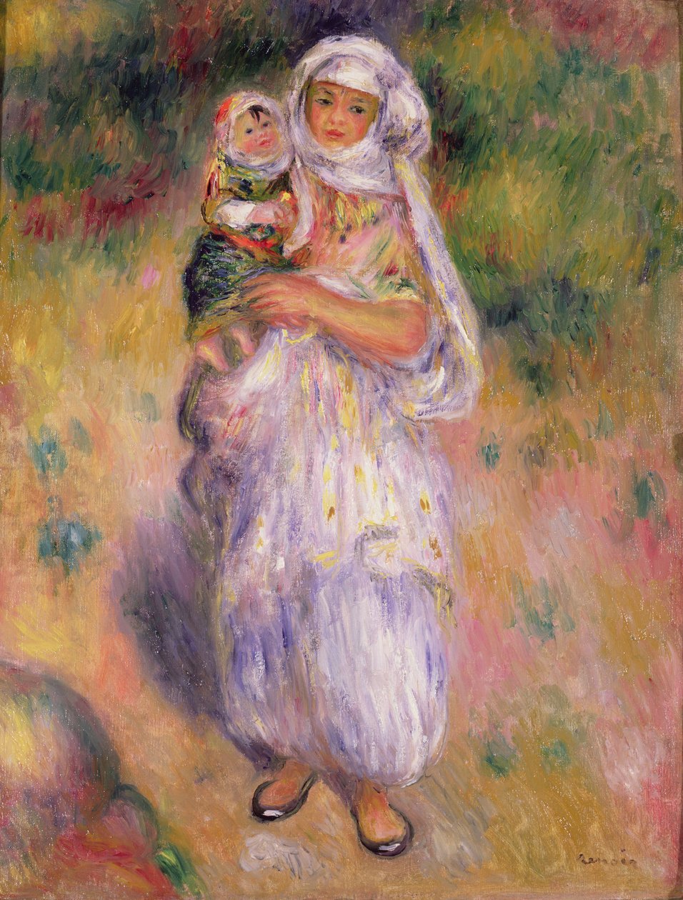 Femme et enfant algériens, 1882 - Pierre Auguste Renoir