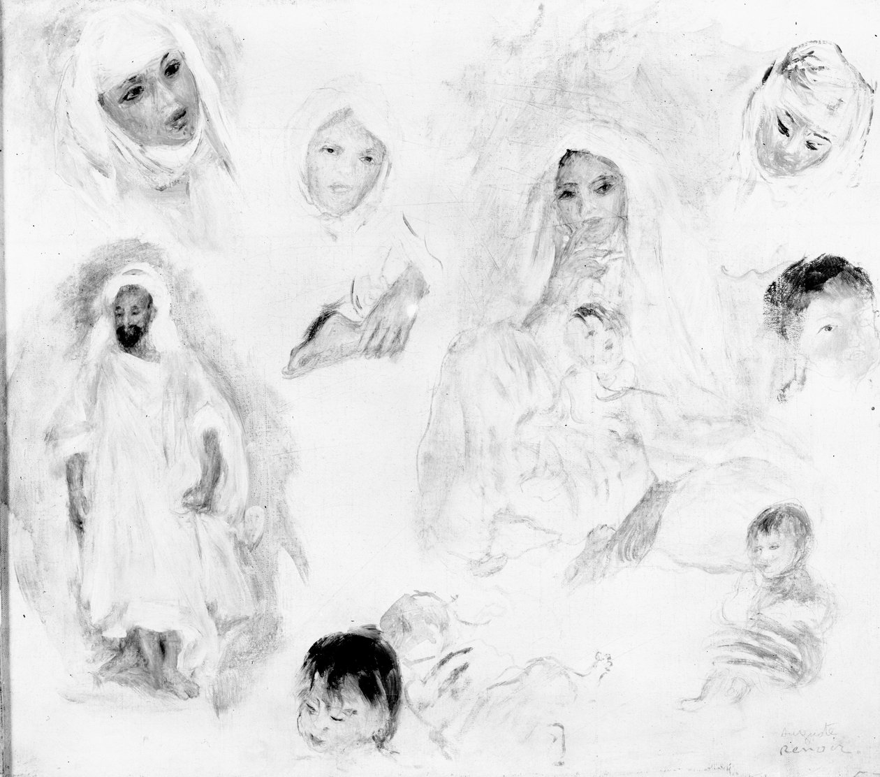 Arabes, 1881-82 - Pierre Auguste Renoir
