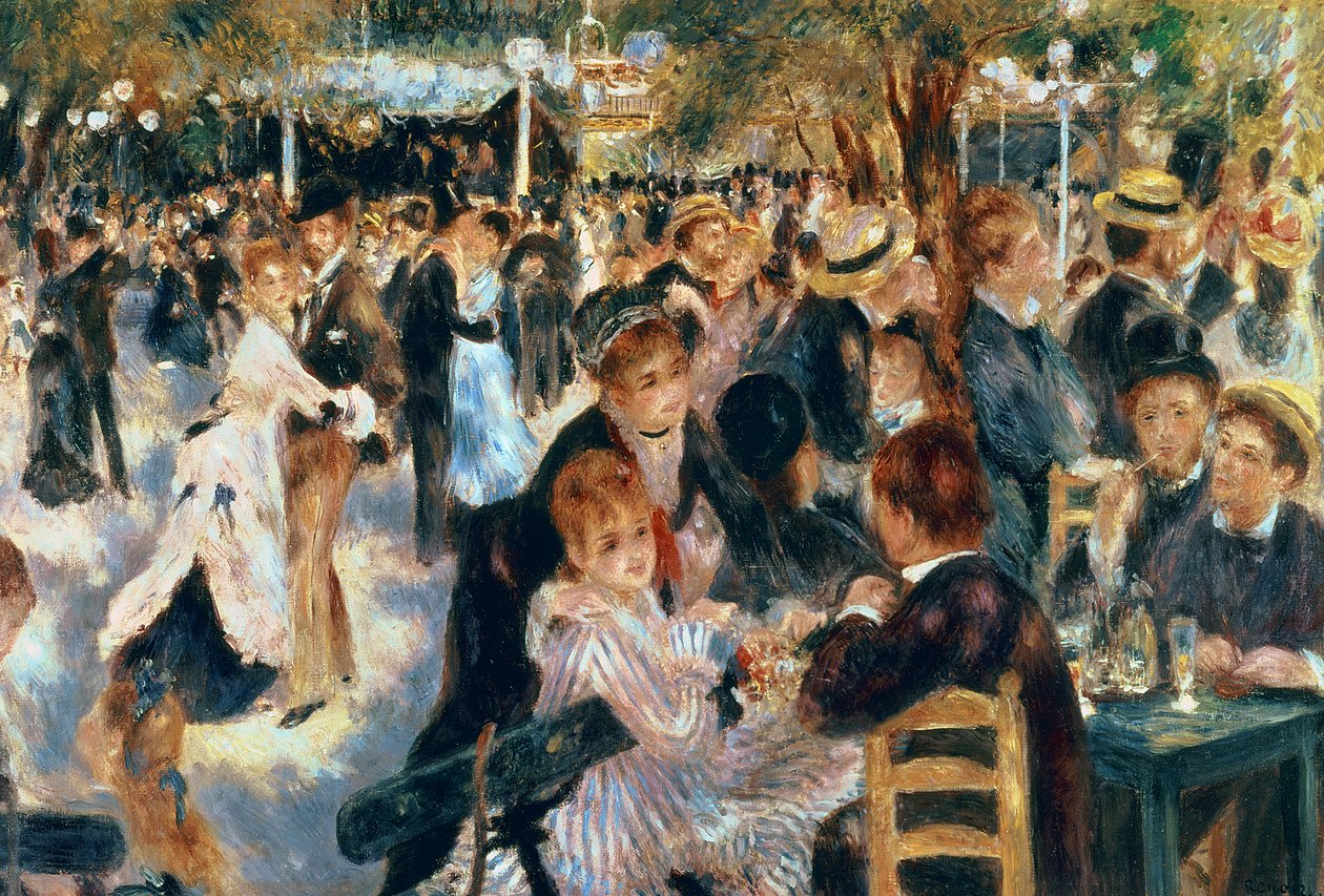 Bal au Moulin de la Galette, 1876 - Pierre Auguste Renoir