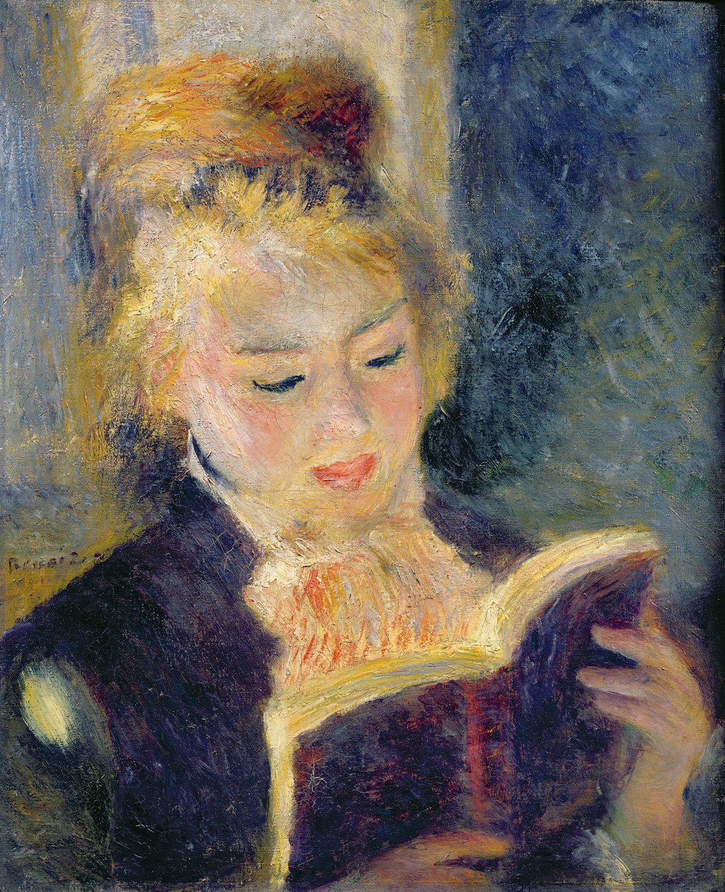 Fille lisant, 1874 - Pierre Auguste Renoir