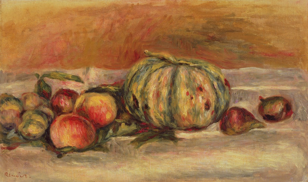 Melon et fruits - Pierre-Auguste Renoir