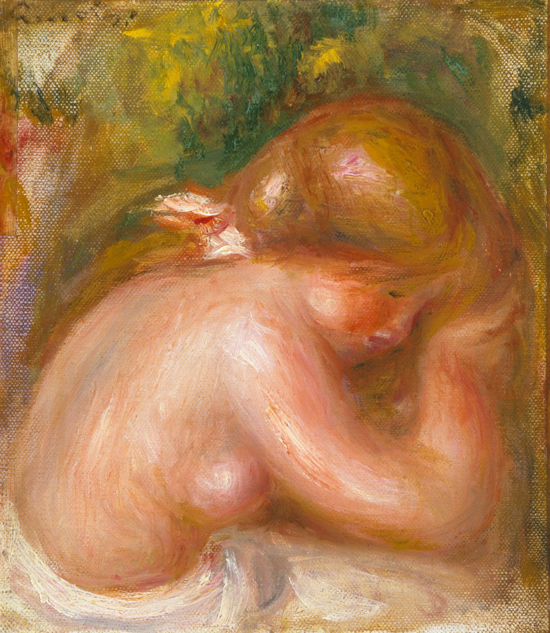 Torse nu de jeune fille, vers 1910-12 - Pierre Auguste Renoir