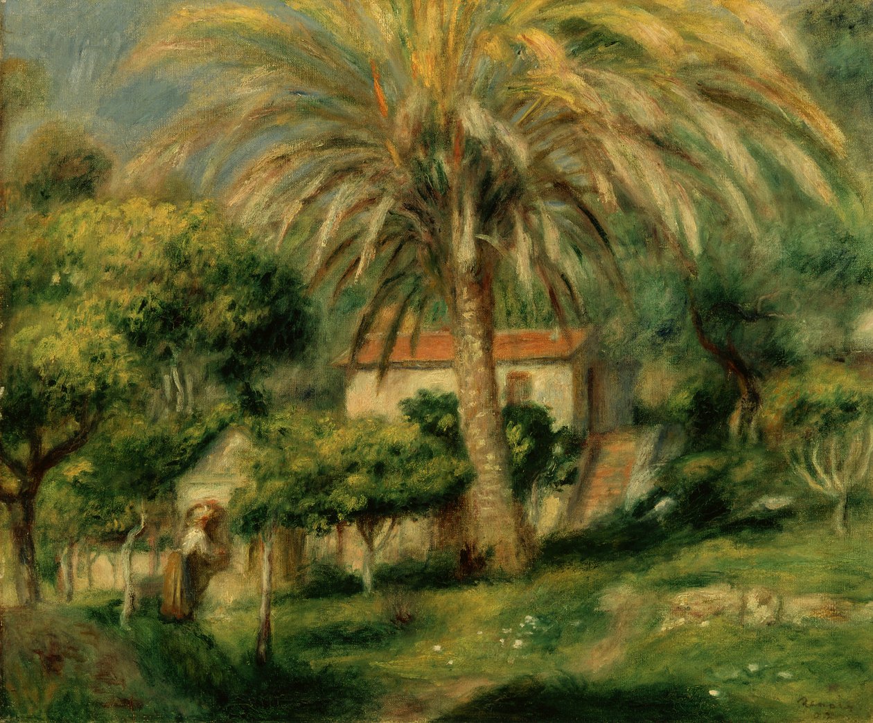 Palmiers - Pierre Auguste Renoir