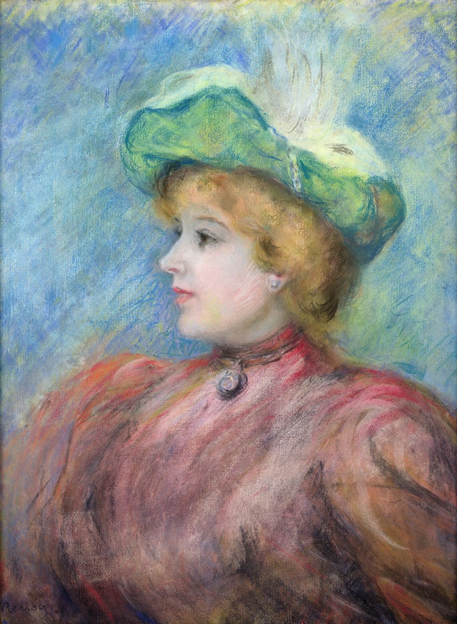 Portrait de Mademoiselle Dieterle - Pierre Auguste Renoir