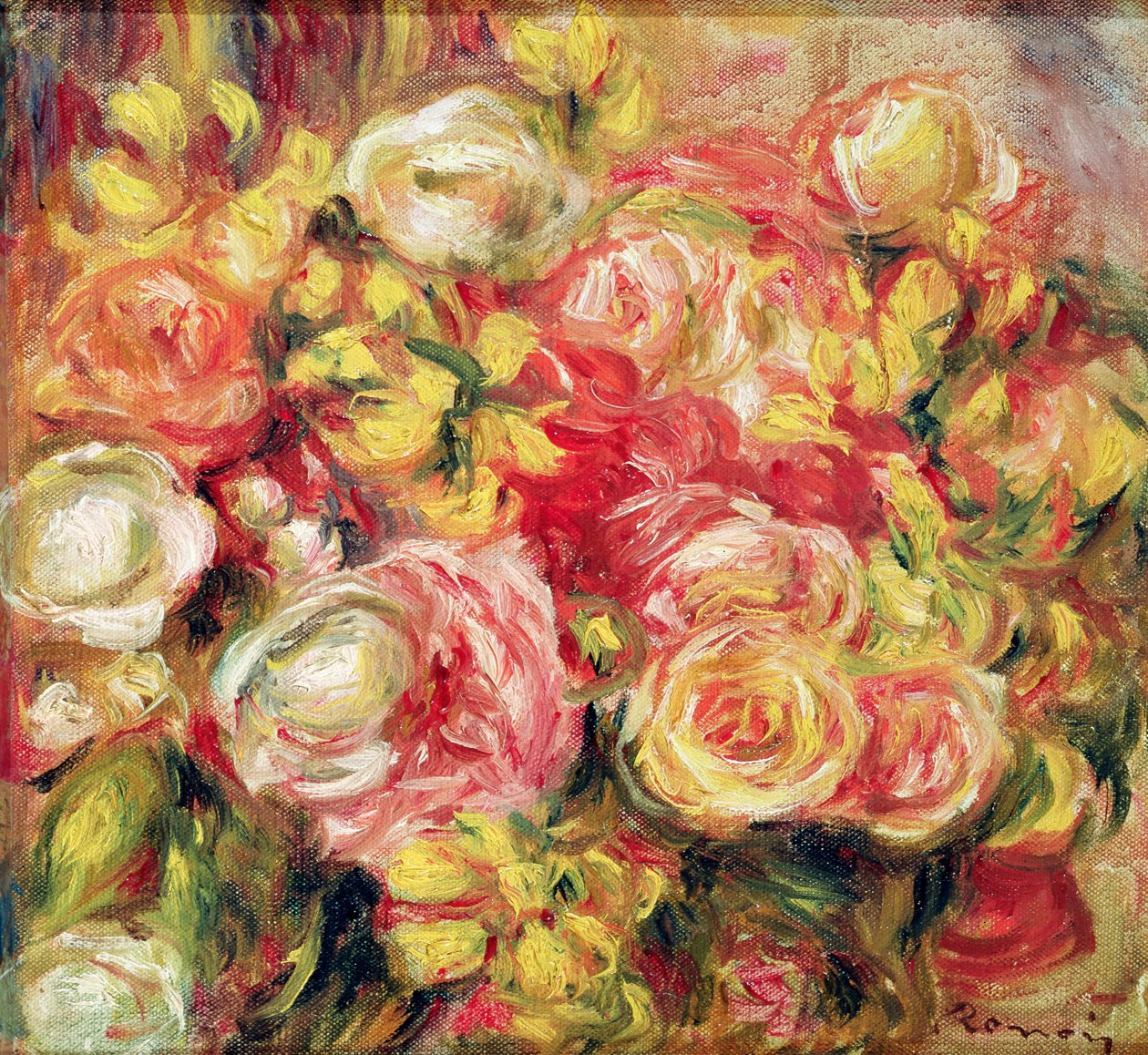 Roses, 1915 - Pierre Auguste Renoir