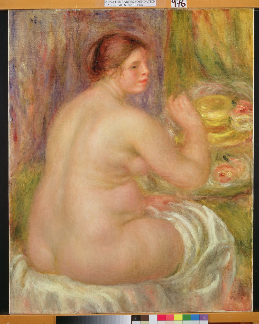 Nu assis, la femme enceinte - Pierre Auguste Renoir